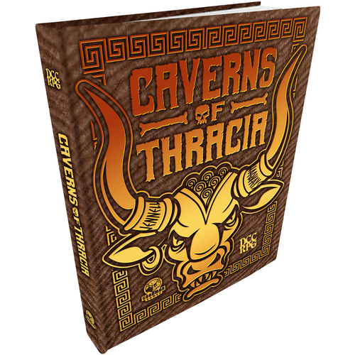 DCC PRG The Caverns of Thracia - Minotaur Hide Cover