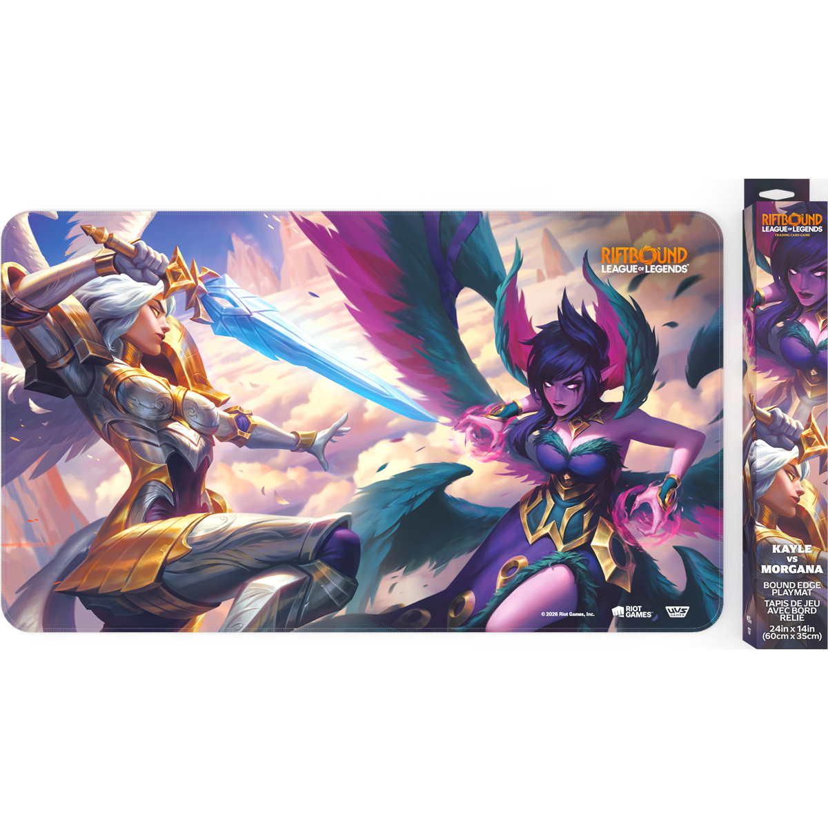 Riftbound Bound Edge Playmat - Kayle vs Morgana