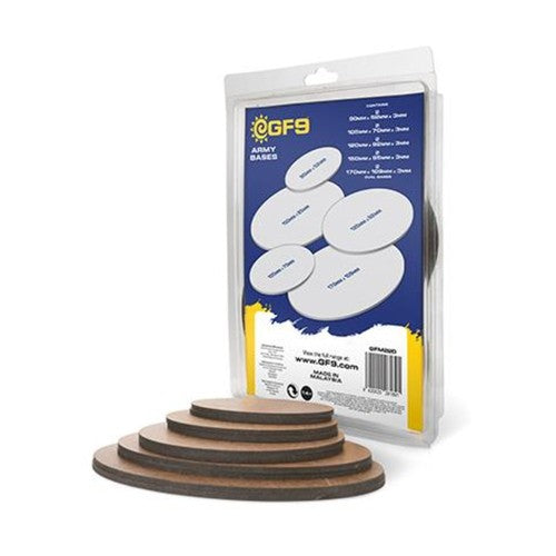 GF9 Assorted Army Bases Pack - Oval