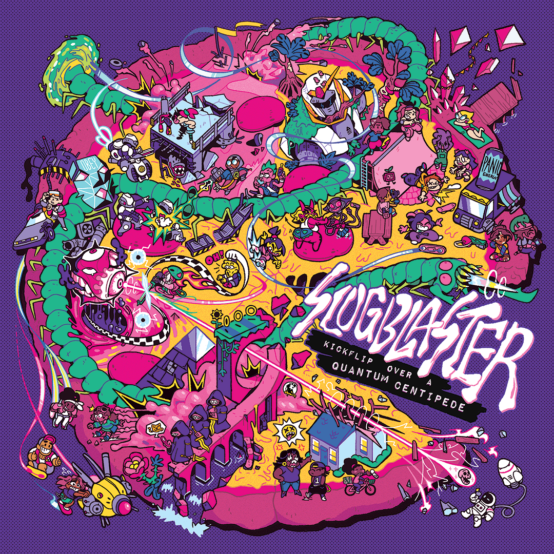 Slugblaster: Kickflip Over a Quantum Centipede, rpg, MythWorks,- The Sword & Board