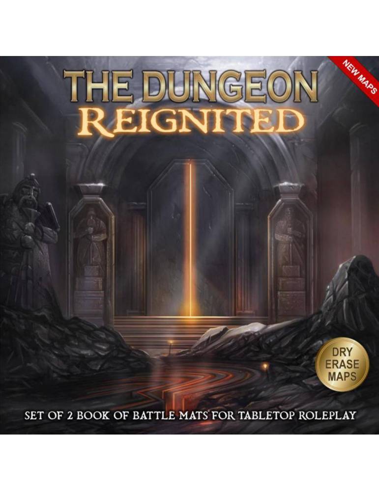 The Dungeon Reignited, RPG, Loke Battle Mats,- The Sword & Board