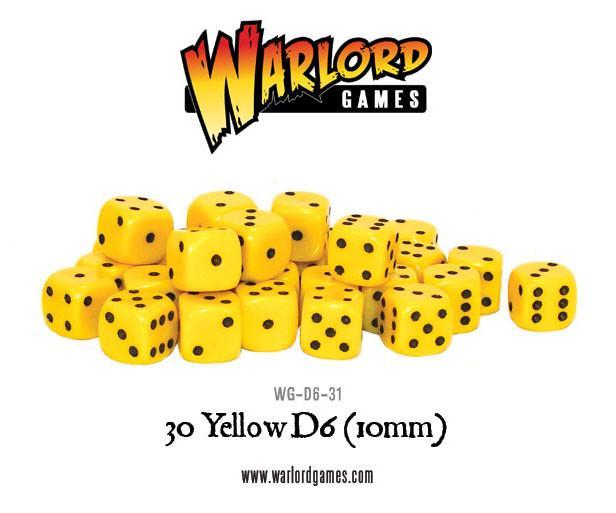 Warlord Games - 30xD6 10mm Spot Dice