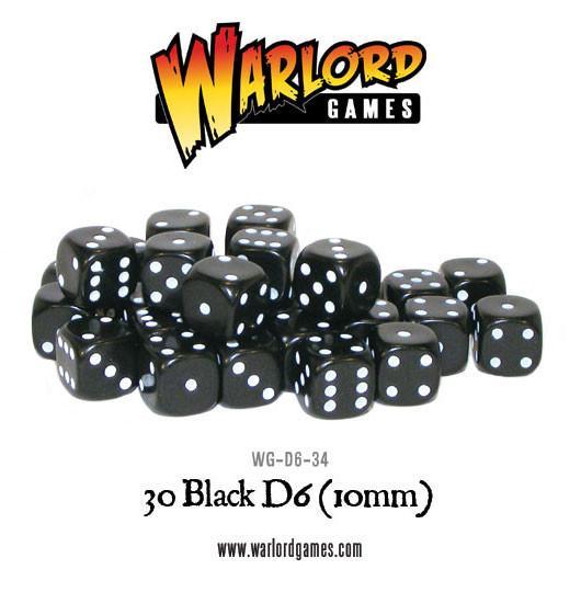 Warlord Games - 30xD6 10mm Spot Dice
