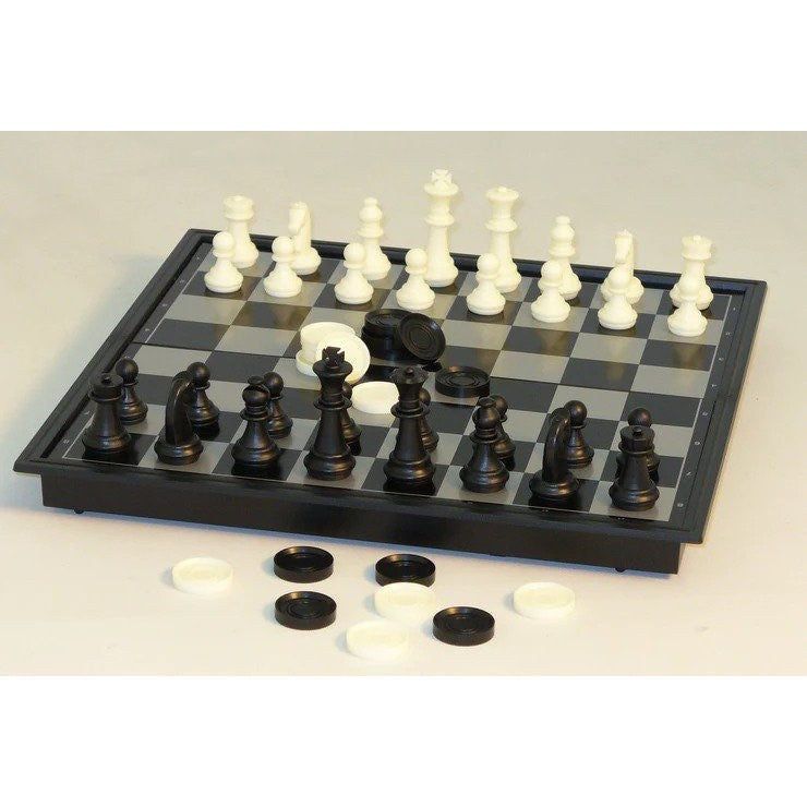 Magnetic Chess Set 10" Folding Board