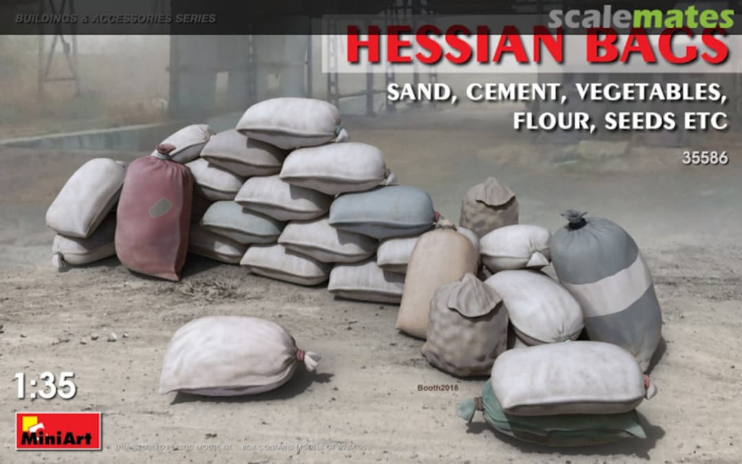 MiniArt Hessian Bags (Sand, Cement, Vegetables, Flour, Seeds, etc.)