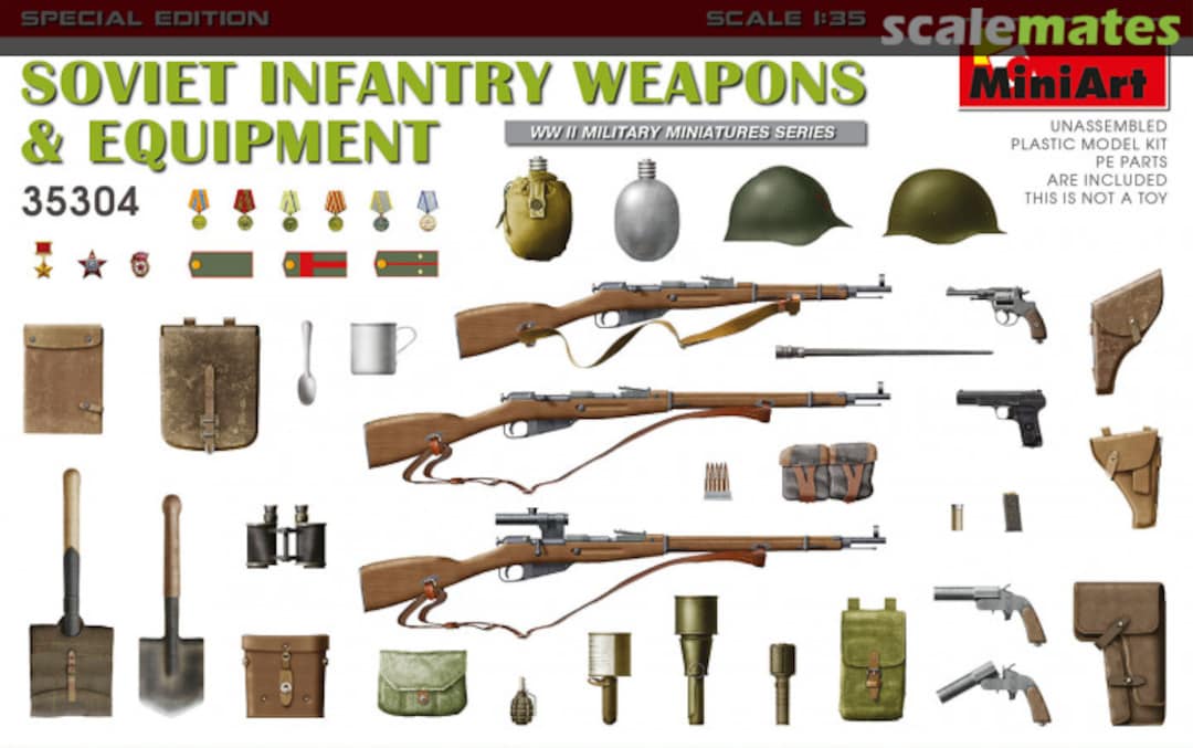 MiniArt Soviet Infantry Weapons & Equipment Special edition (1/35)
