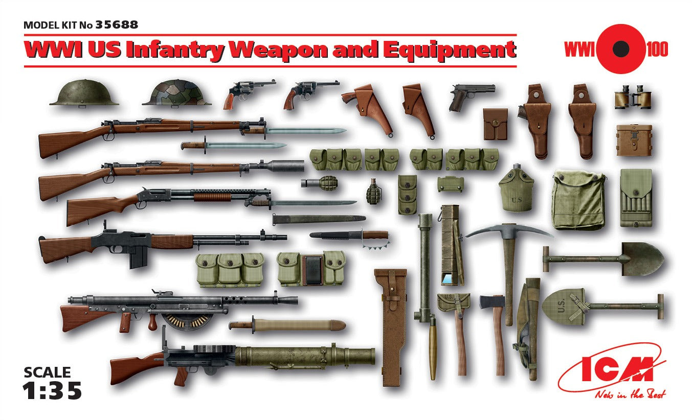 WWI US Infantry Weapon and Equipment