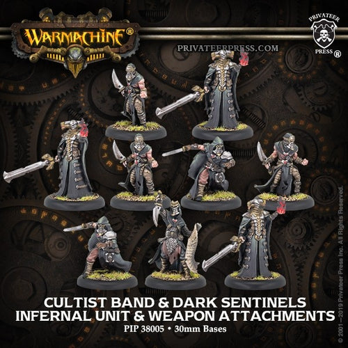 Warmachine Infernals: Cultist Band & Dark Sentinels