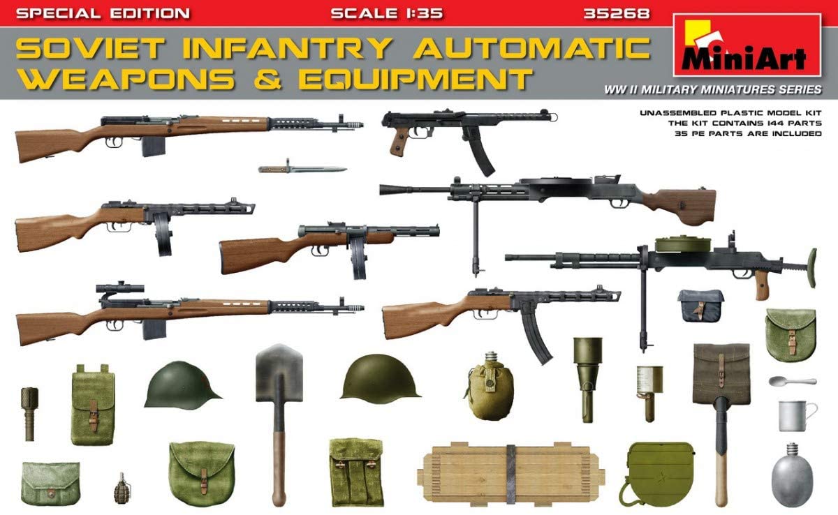 MiniArt Soviet Infantry Automatic Weapons & Equipment Special edition (1/35)