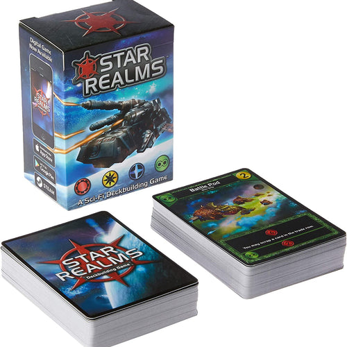 Box packaging and card example for Star Realms