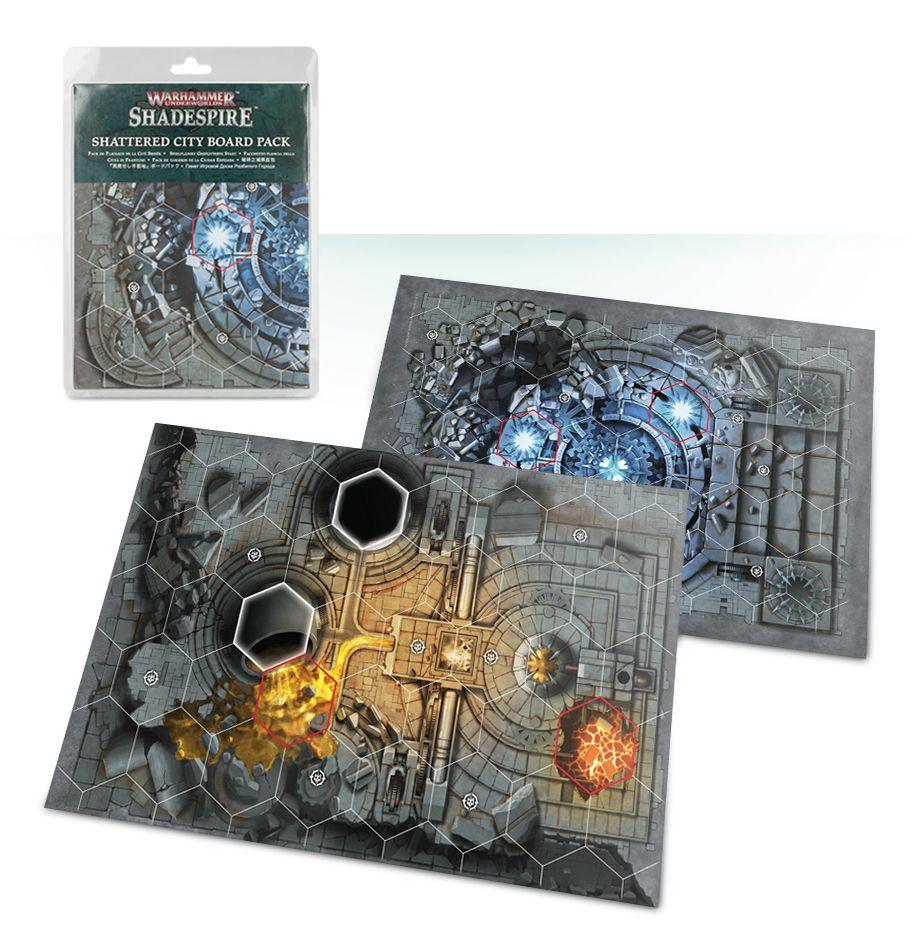 Warhammer Underworlds: Shadespire – Shattered City Board