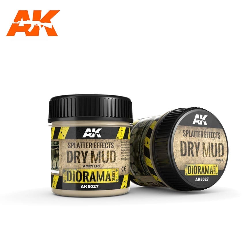AK Diorama Splatter Effects: Dry Mud
