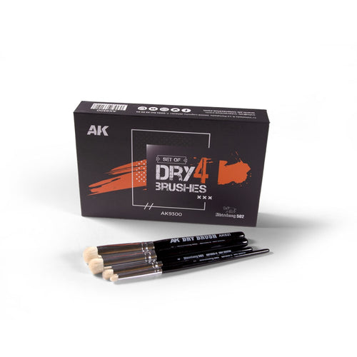 AK Set of 4 Dry Brushes