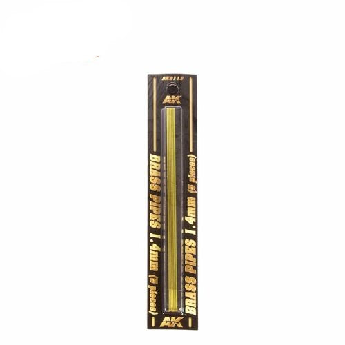 AK Brass Pipes 1.4mm (5 Pieces)