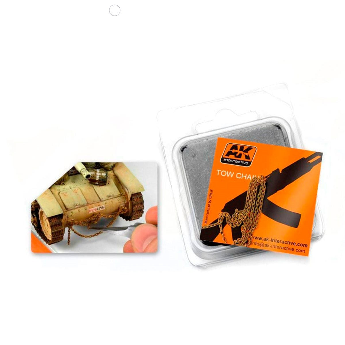 Ak Interactive Rusty Tow Chain - Big