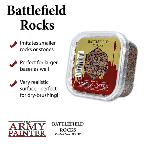 Infographic for Army Painter Battlefield Rocks