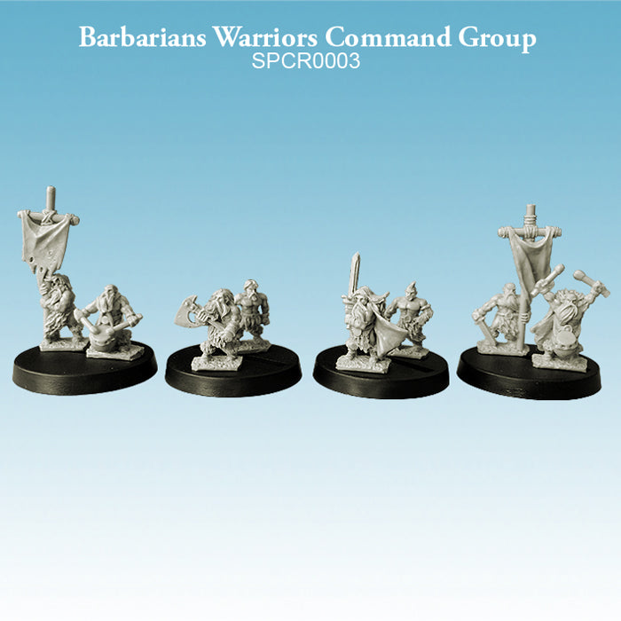 Argatoria-Barbarians Warriors Command Group