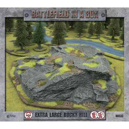 Battlefield in a Box: Extra Large Rocky Hill, Miniatures, Battlefield in a Box,- The Sword & Board