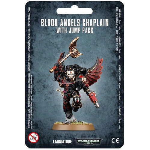 Blister Packaging for Blood Angels Chaplain with Jump Pack