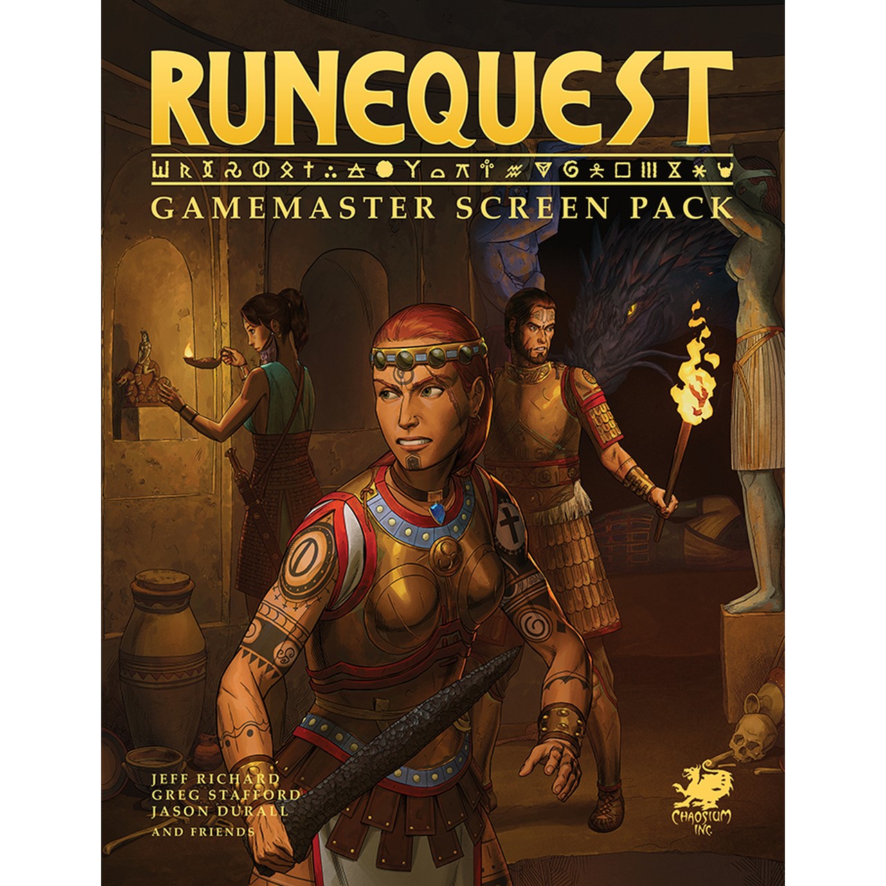 Runequest Glorantha Gamemaster Screen Pack