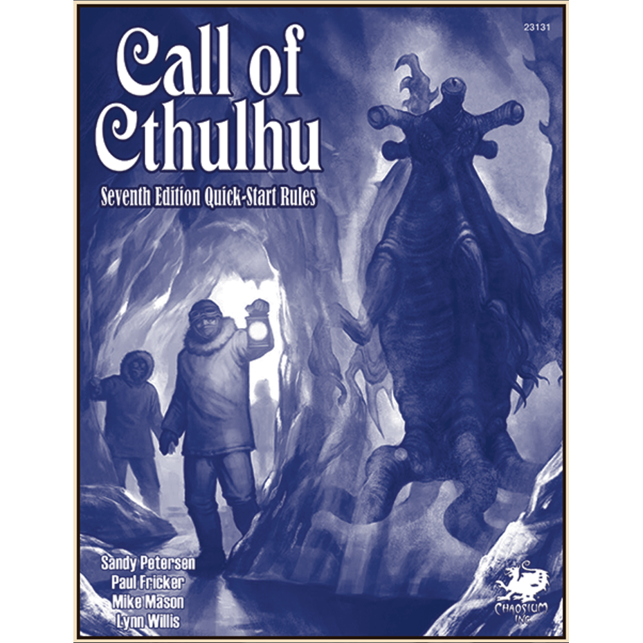 Call of Cthulhu: Seventh Edition Quick-start rules
