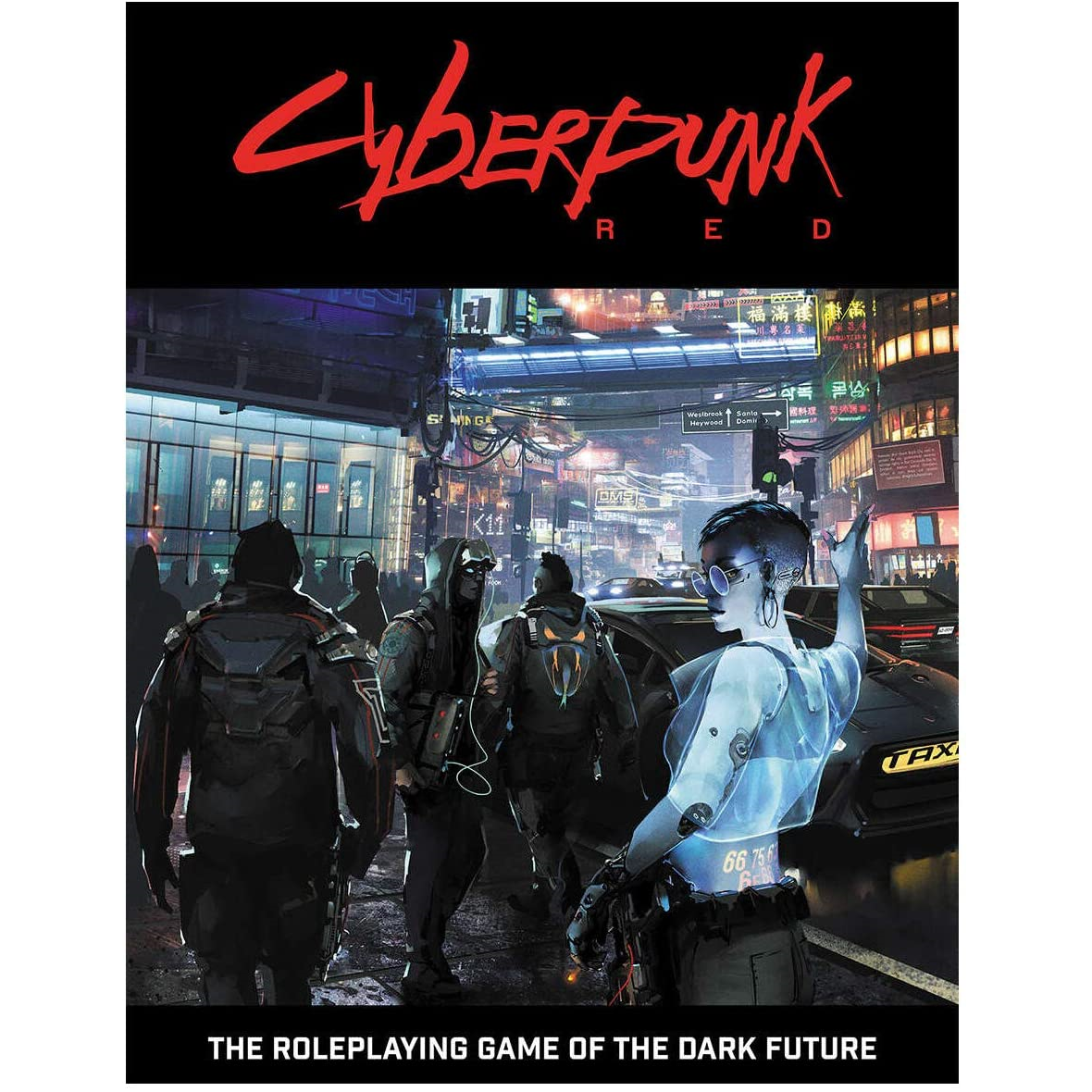 Cover Art for Cyberpunk Red Core Rulebook