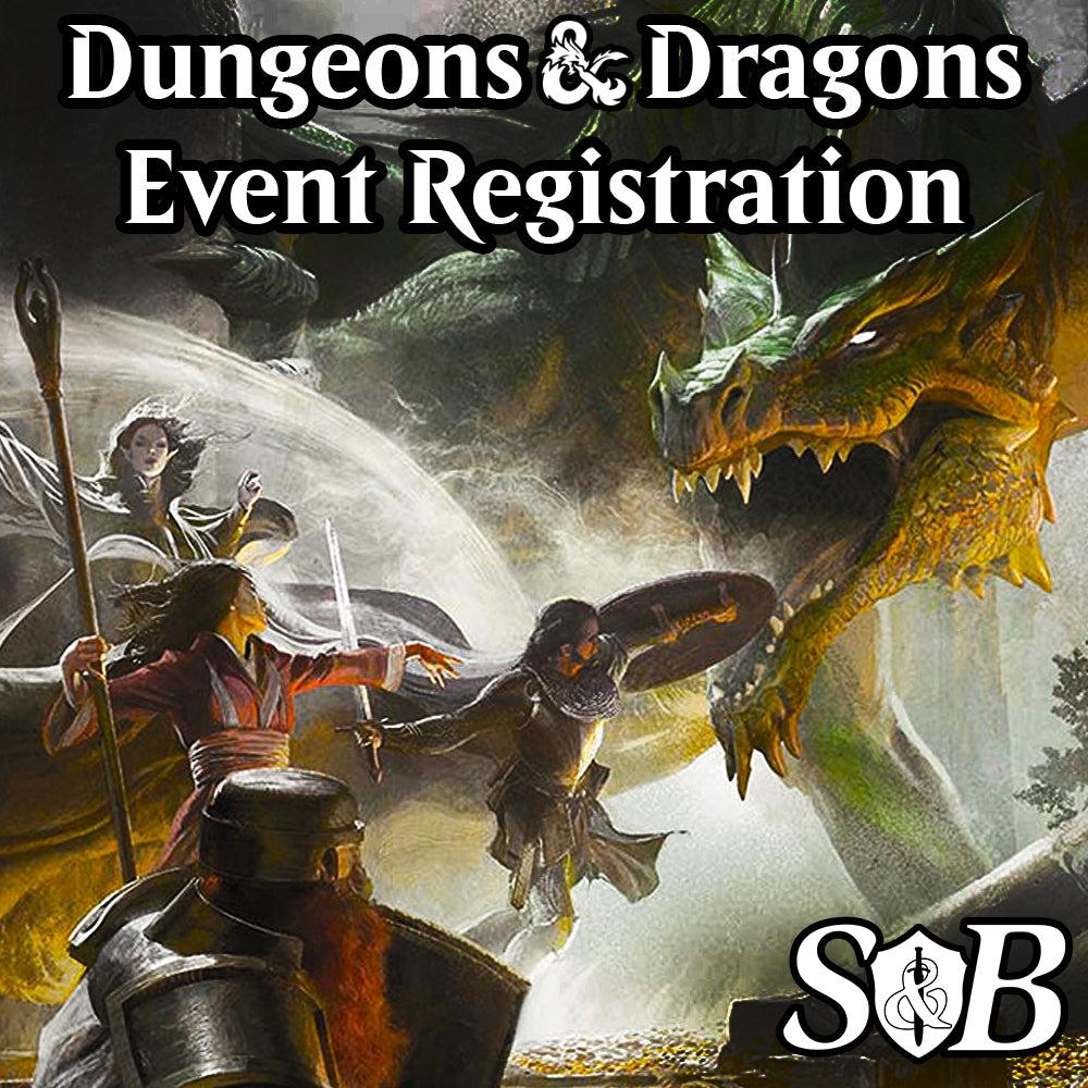 Wednesday - D&D Event Registration (Ongoing)