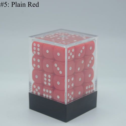 House Dice Plain D6s