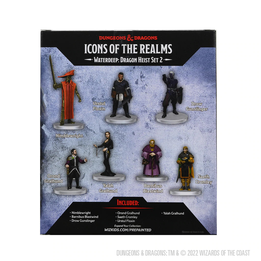 Icons of the Realms Waterdeep: Dragon Heist Set 2