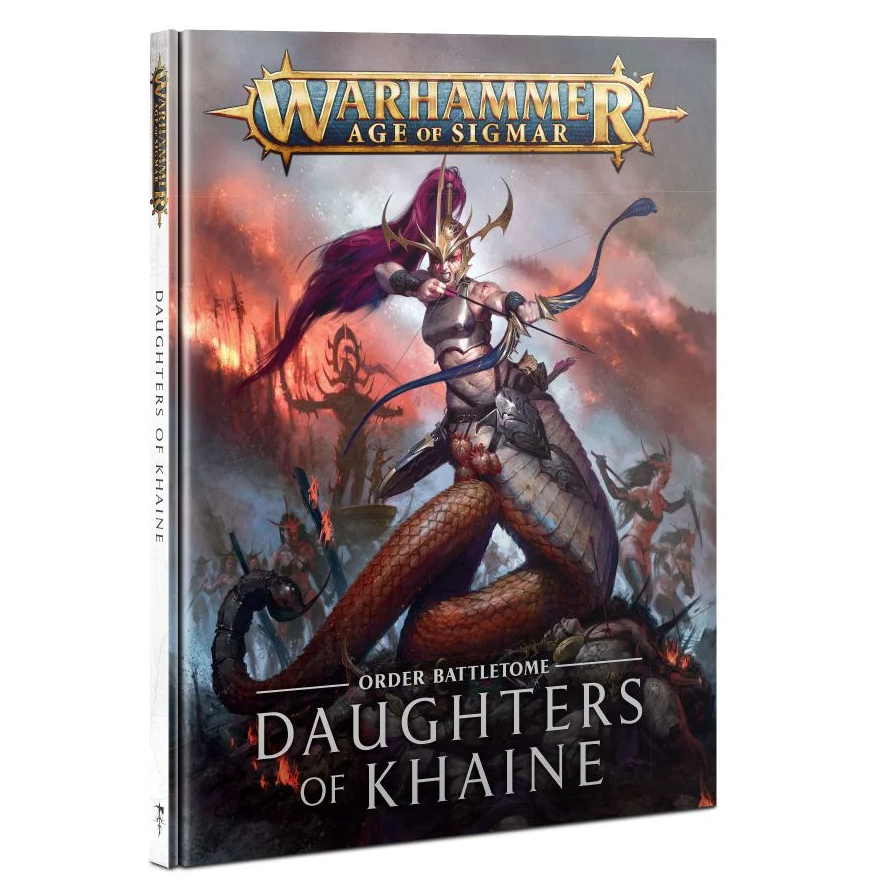 Cover Art for Battletome: Daughters of Khaine