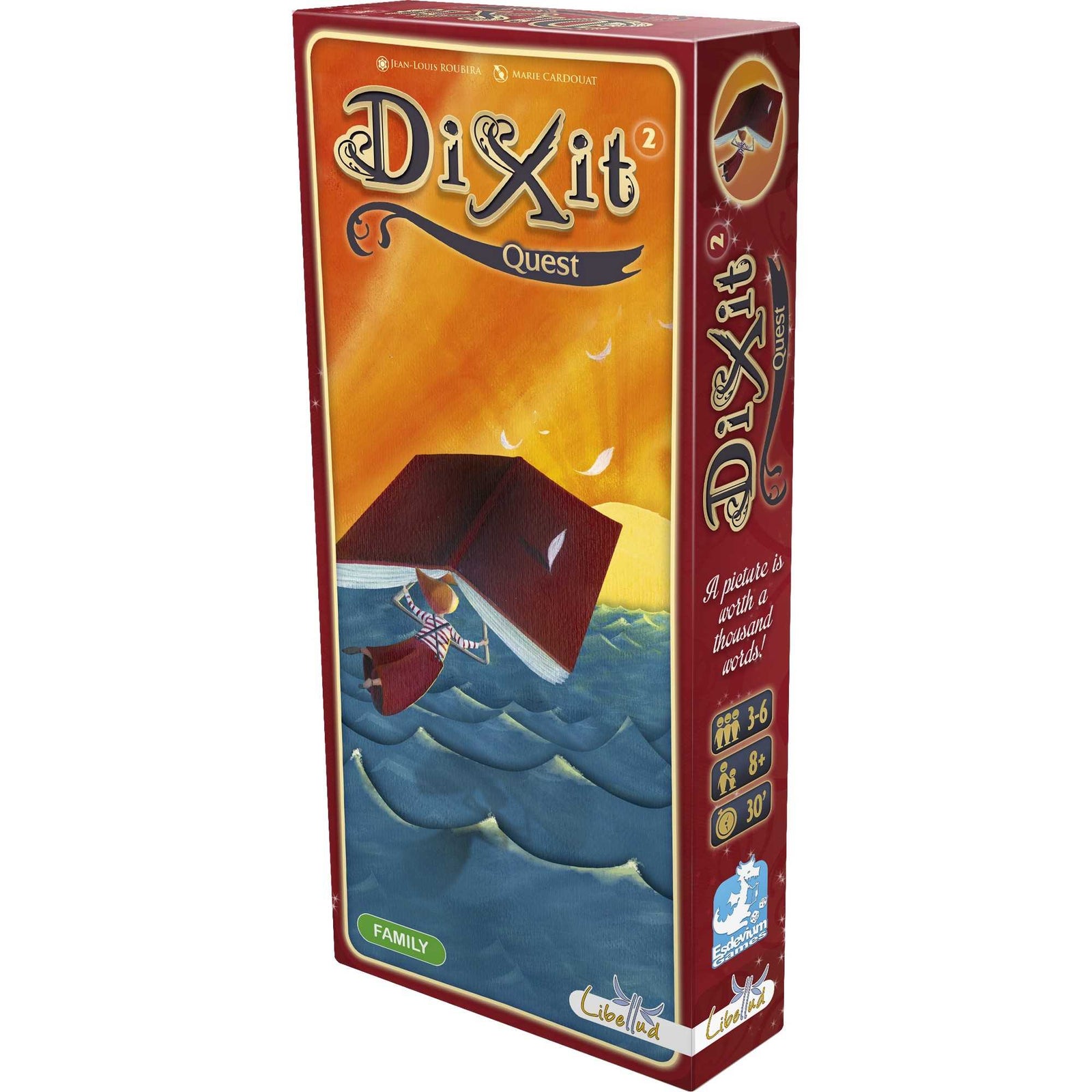 Box packaging for Dixit Quest