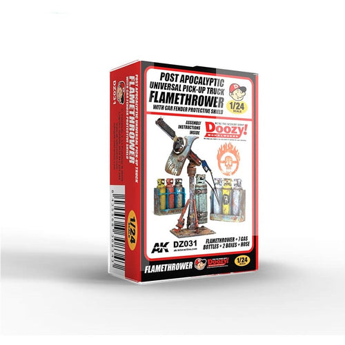 Doozy Post Apocalyptic Universal Pick-up Truck Flamethrower with Car Fender Protective Shield