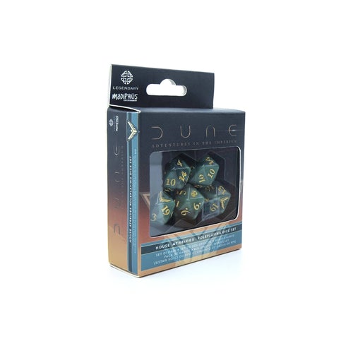 Dune: Adventures in the Imperium - House Atreides Role-Playing Dice Set