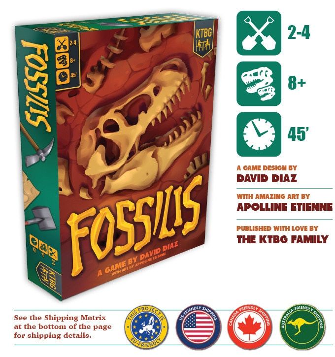 Board Game Fossilis Kids Table Board Games The Sword & Board