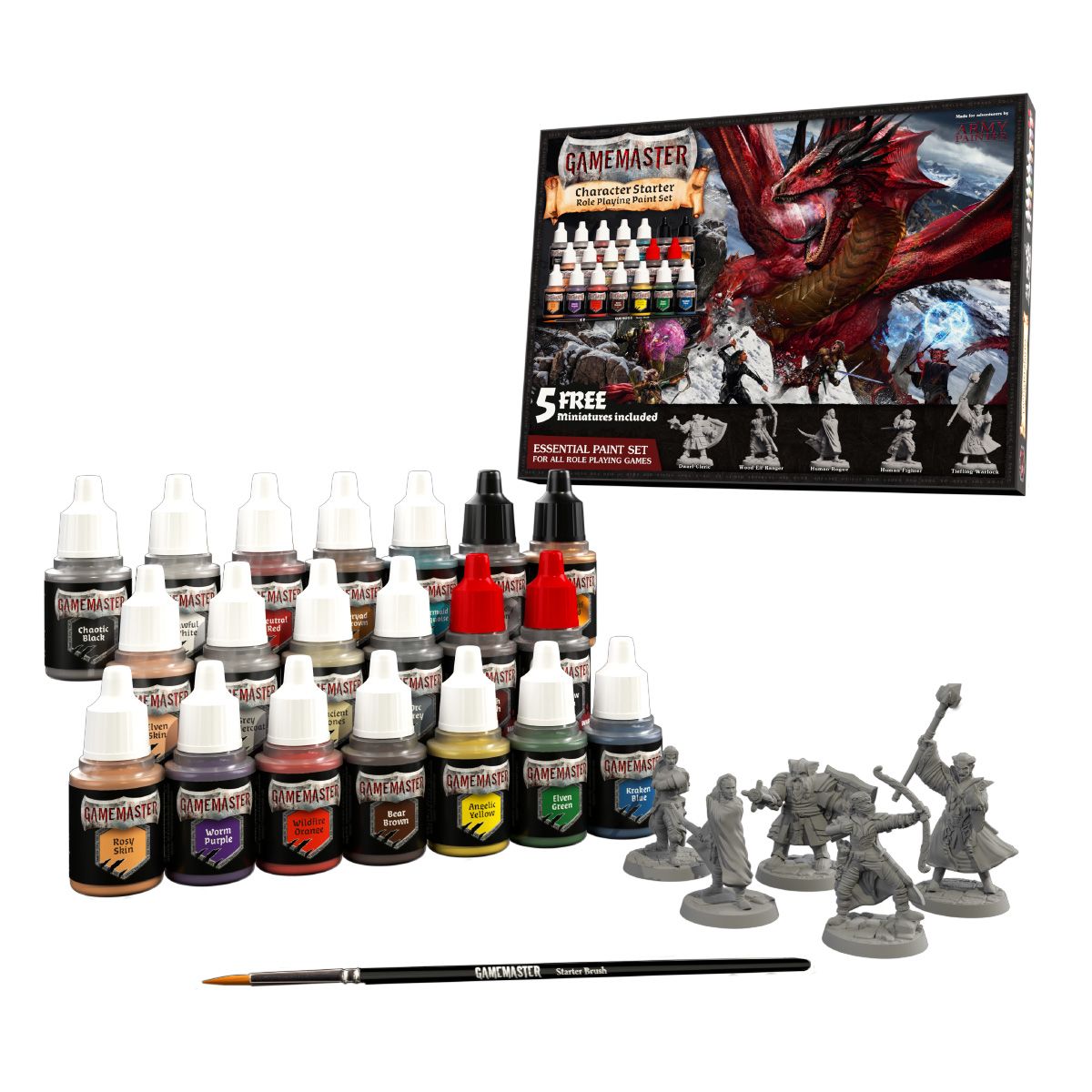 Game Master Character Starter RP Paint Set