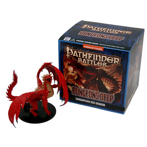 Pathfinder Battles: Dungeons Deep - Gargantuan Red Dragon Case Incentive
