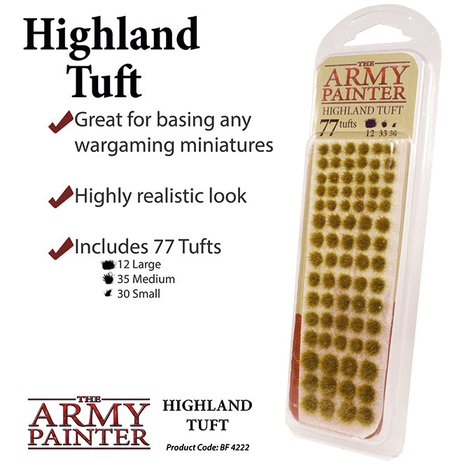 Infographic for Army Painter Highland Tuft