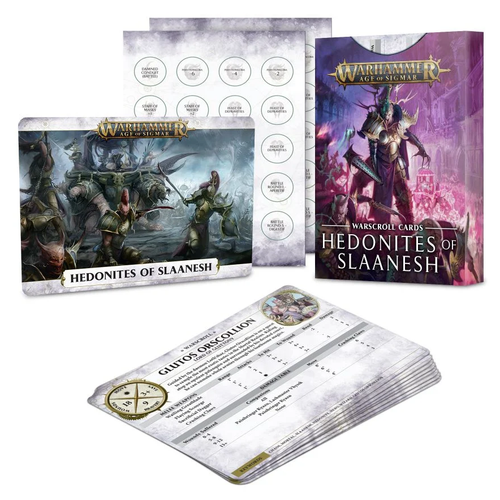 product image for Hedonites of Slaanesh Warscroll Cards