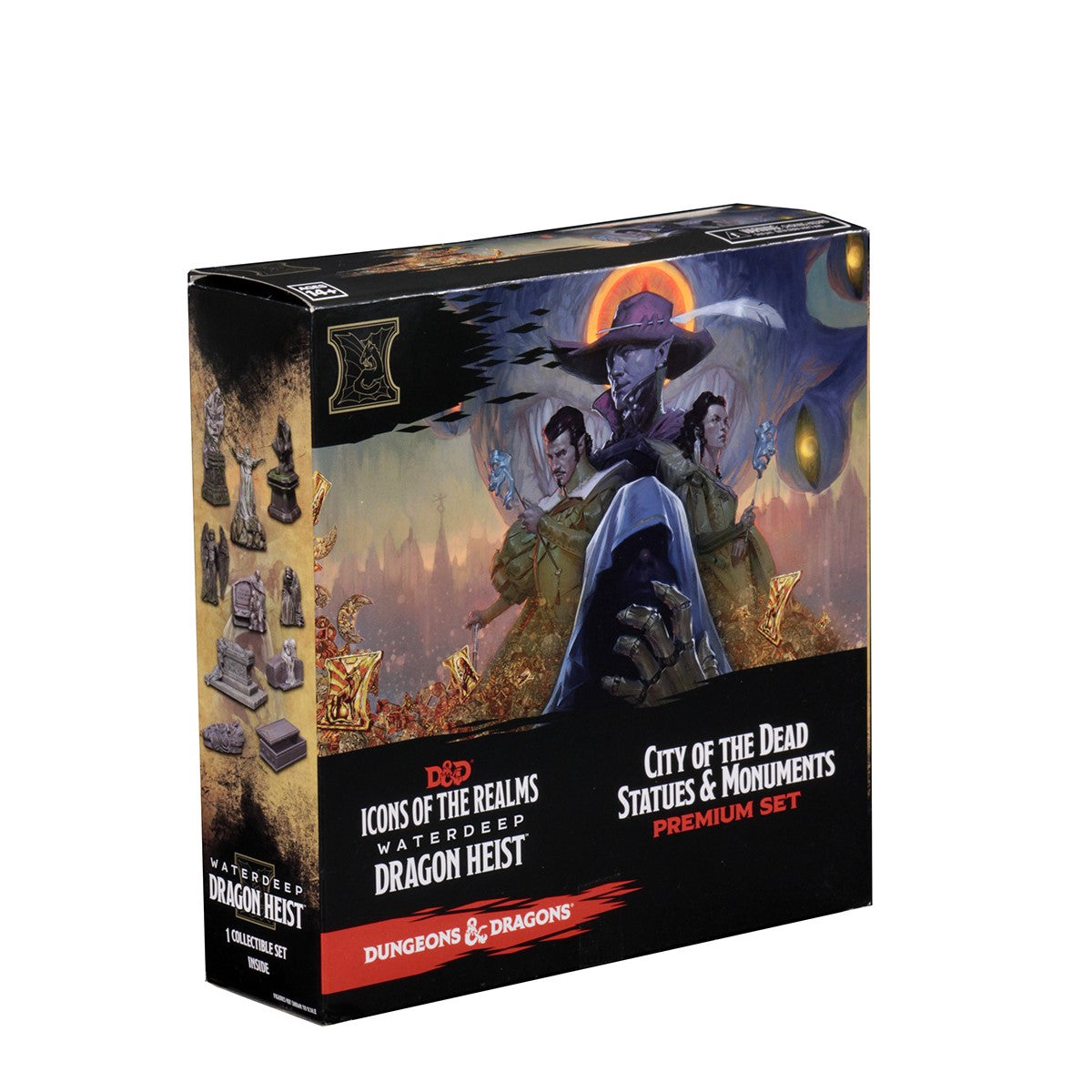 D&D Icons of the Realms: Waterdeep Dragon Heist - City of the Dead Statues & Monuments Premium Set