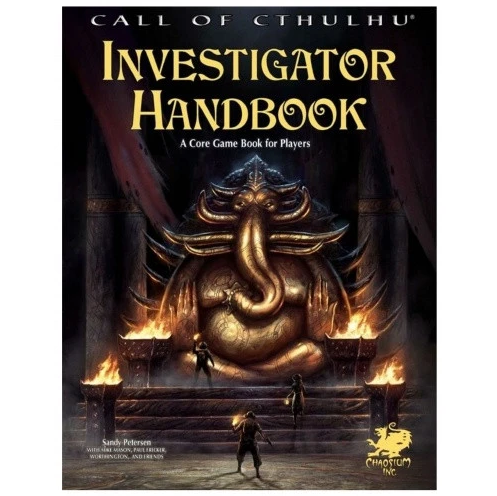 Call of Cthulhu: 7th Investigator Handbook - The Sword & Board Cover Art