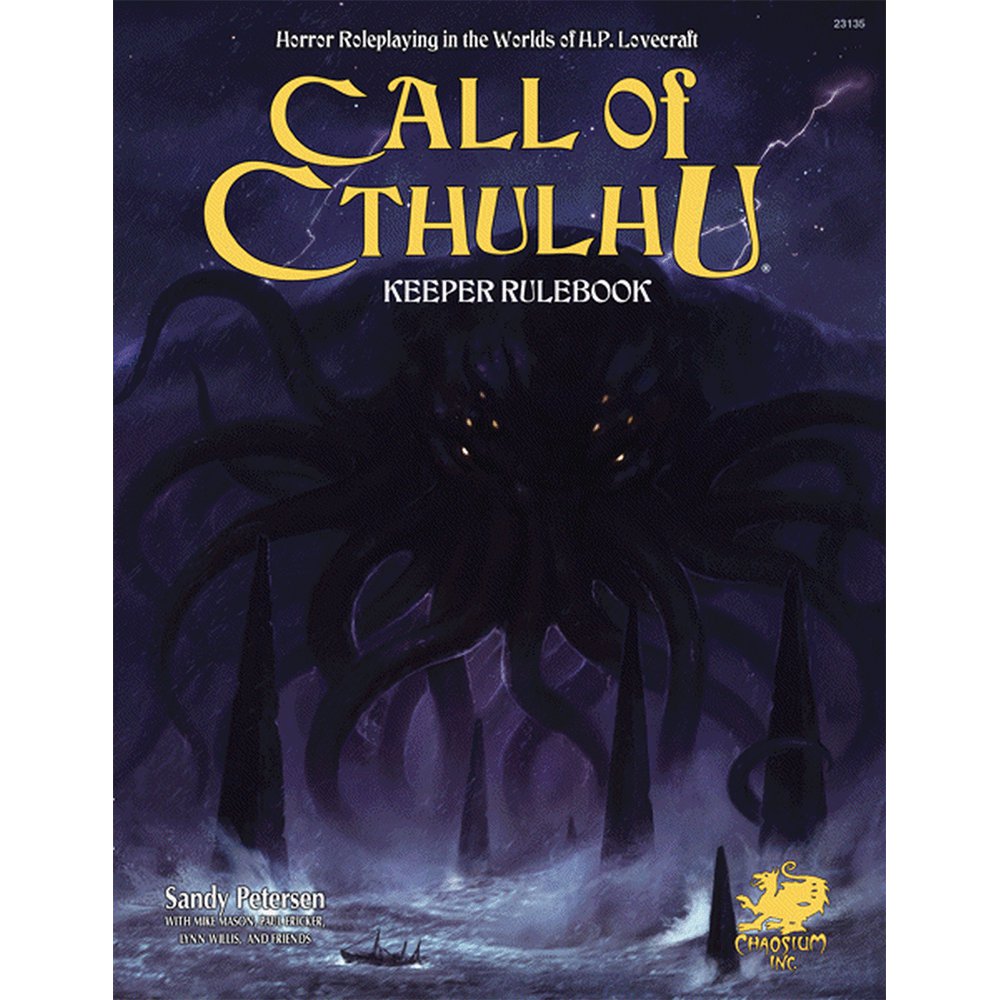 Call of Cthulhu: Seventh Edition Keeper Rulebook Cover Art