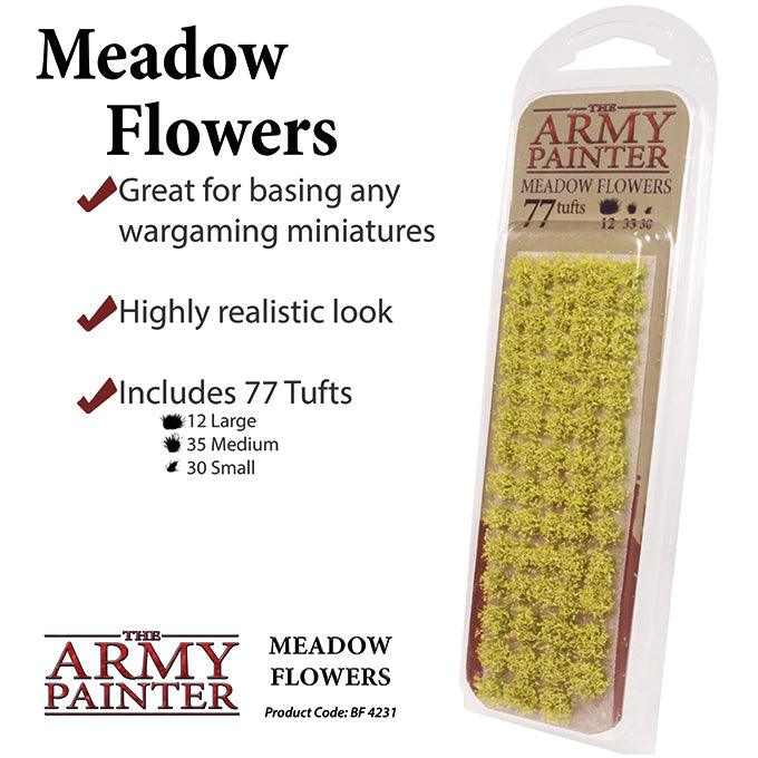 Infographic for Army Painter Meadow Flowers