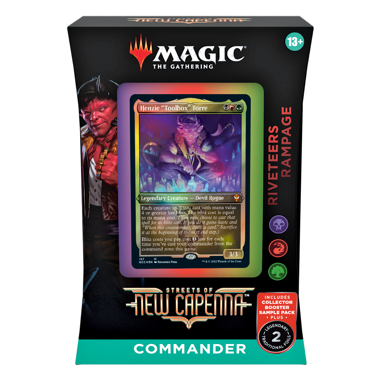 Commander Deck Streets of New Capenna The Sword & Board Commander Deck Streets of New Capenna The Sword & Board