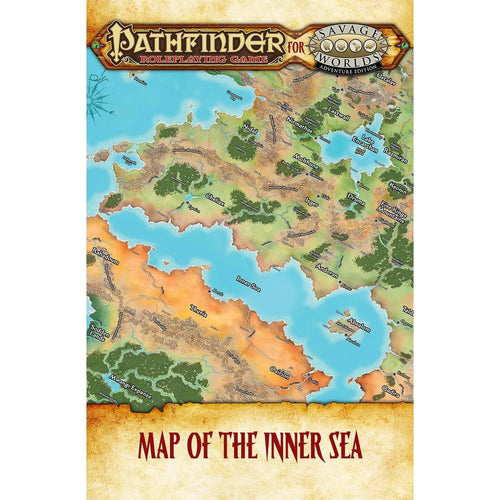 Pathfinder for Savage Worlds - Map of the Inner Sea