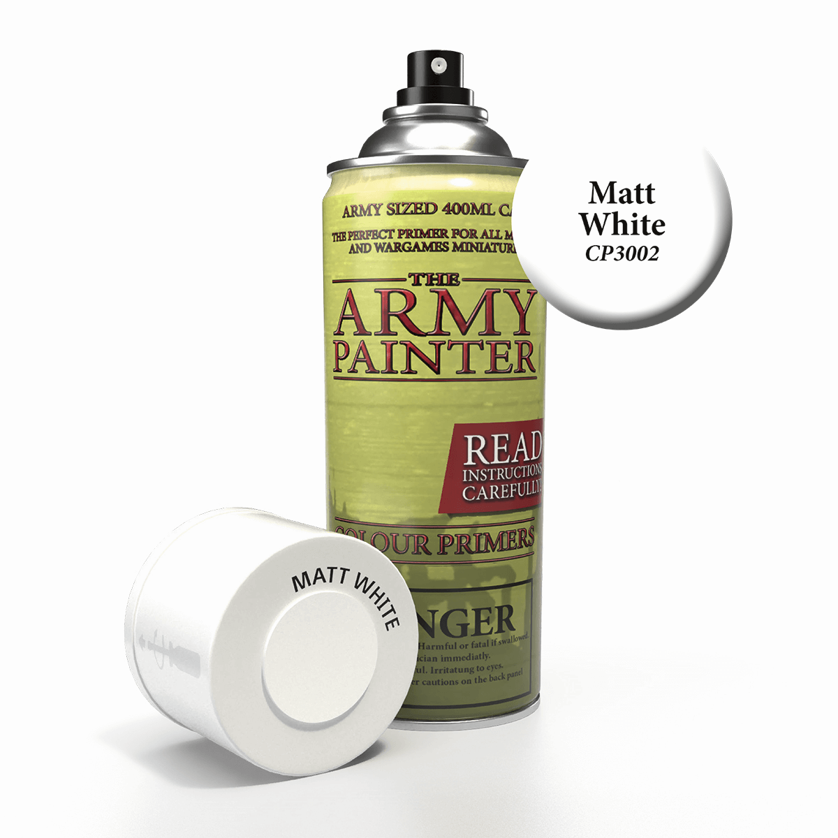 Matt White Spray Can