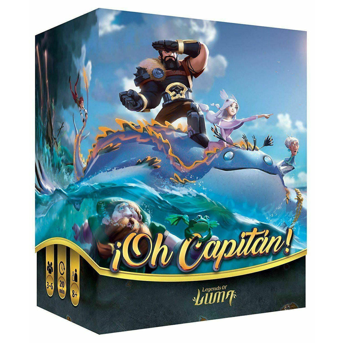 „Oh Captain!“ – Bluffspiel Von Ludonaute Für 3-6 Spieler, Ca. 20 Minuten Spieldauer