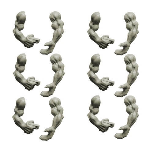 Orc Hands for Shooting Weapons