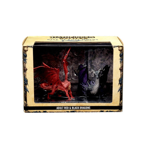 Pathfinder Battles: City of Lost Omens Premium Figure - Adult Red & Black Dragons