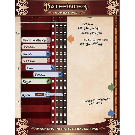 Pathfinder 2E Combat Pad