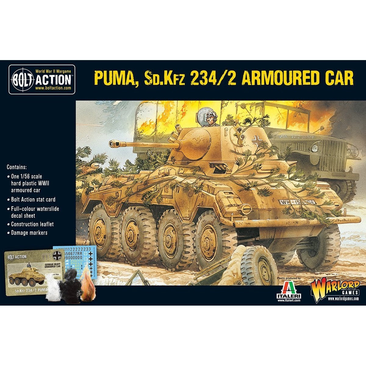 Bolt Action - Puma Sd.Kfz 234/2 Armoured Car